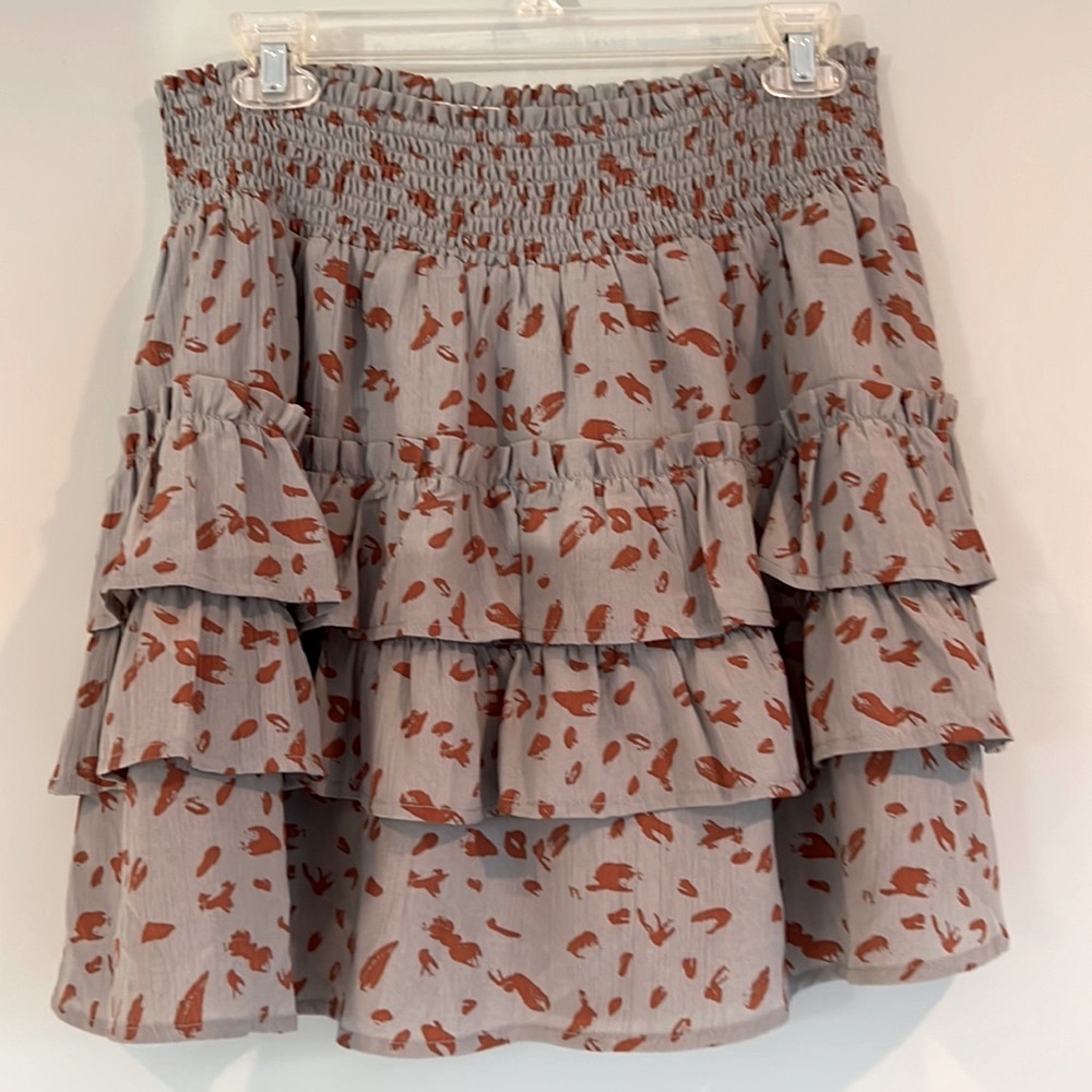 Ruby and Jenna tiered mini skirt. NWT.